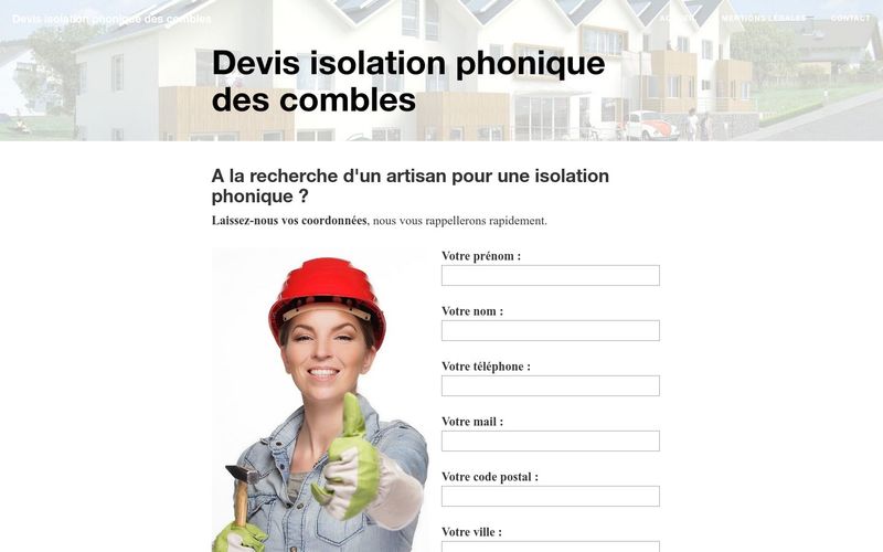 A qui confier l'isolation phonique de ses combles ?